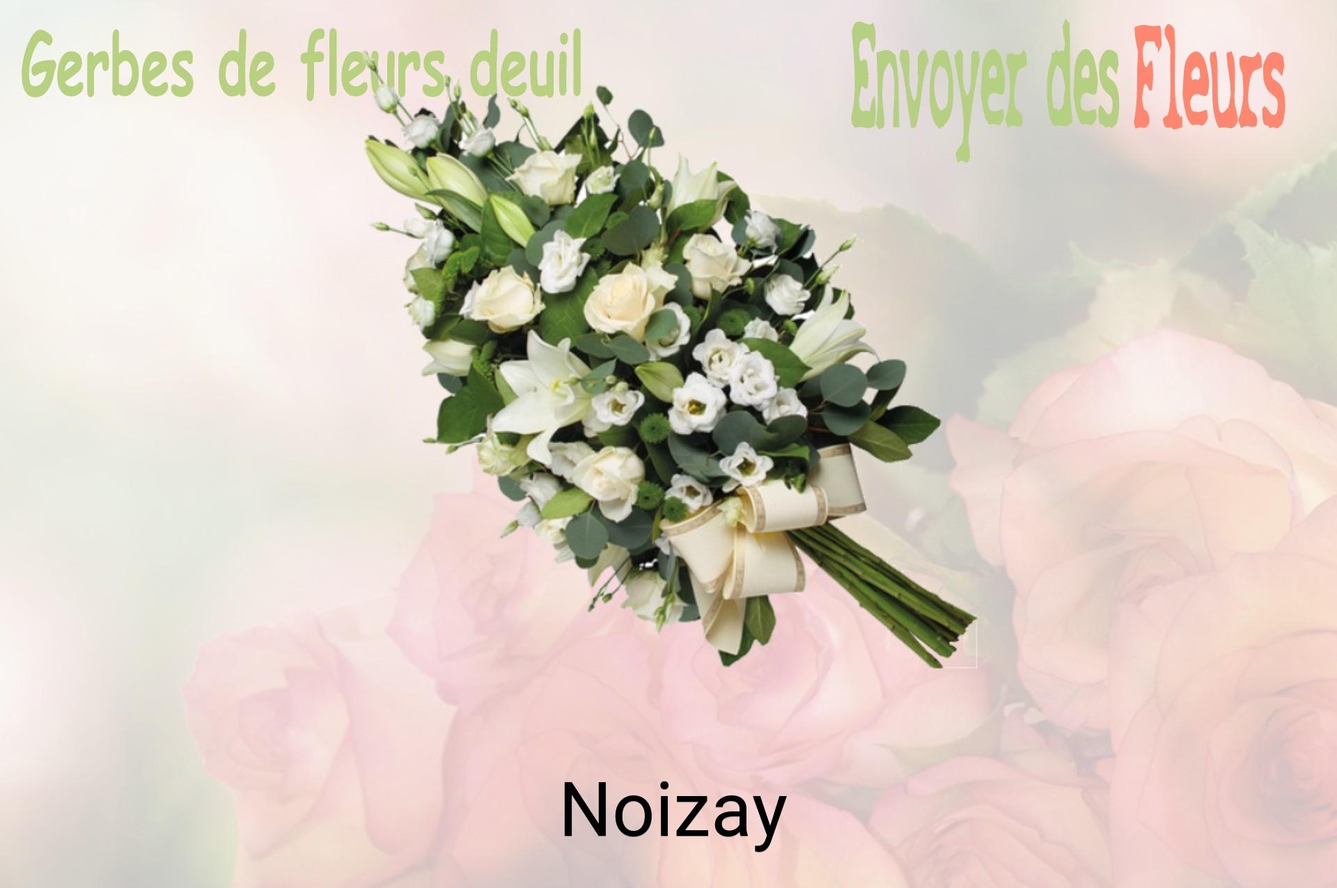 Gerbe de fleurs de deuil livrée à Noizay